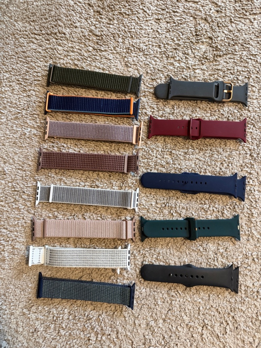 Interchangeable Men’s Watch Bands - Assorted Colors